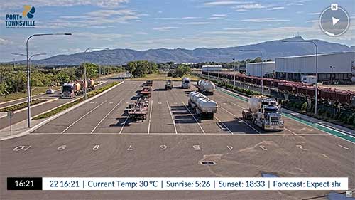 Truck Queue Cam, Port of Townsville