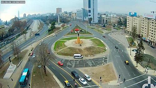 Plaza Baquedano Cam, Chile