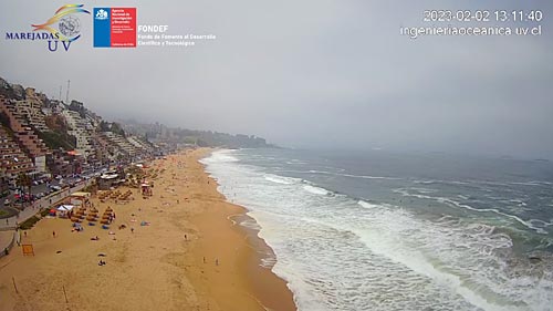 Wolk speelgoed Vochtigheid Chile live streaming webcams, South America