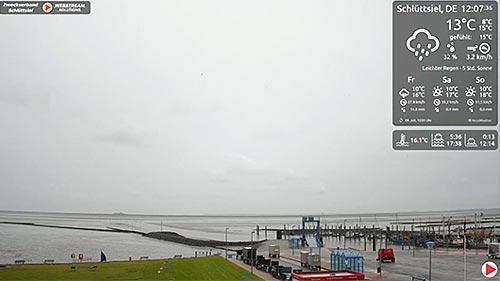 Schlüttsiel Ferry Port Cam