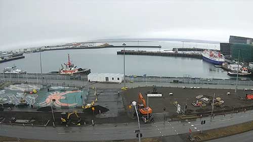 Miðbakki Harbour webcam
