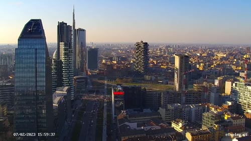 Milan Skyline Cam, Italy