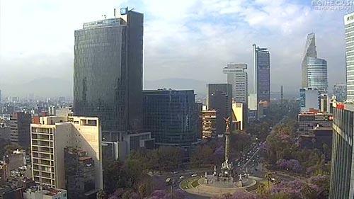 View of Paseo de la Reforma in Mexico City