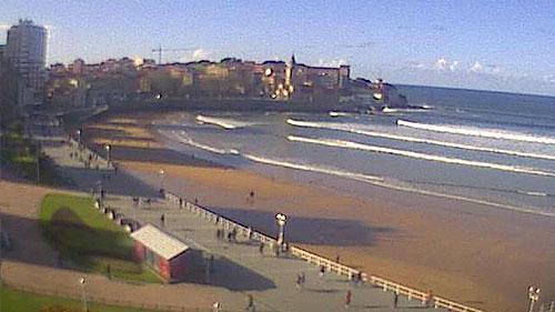 HD East Webcam Playa de Asturias, Spain