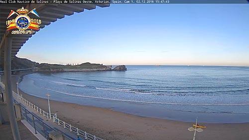 Playa De Salinas West Cam Spain Live Hd Webcam