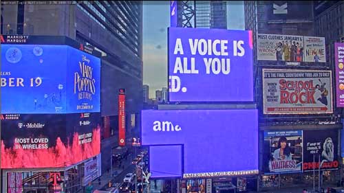 Times Square Billboards Live Hd Webcam Ny Usa