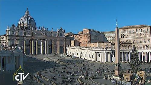 St. Peter&#39;s Square Live HD Webcam Streaming, Vatican City